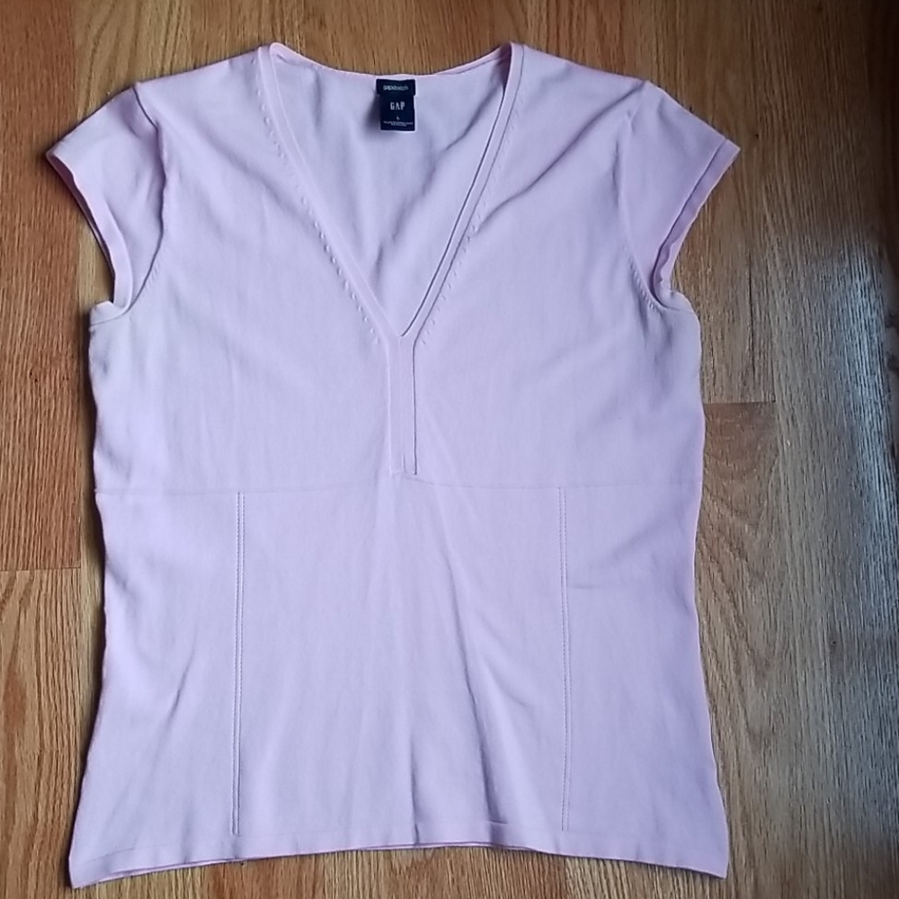 Gap, Women's, Pale Pink Sweater Top, Sz L